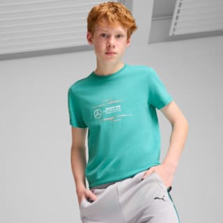 Изображение Puma Детская футболка Mercedes-AMG Petronas F1® Logo Tee Youth