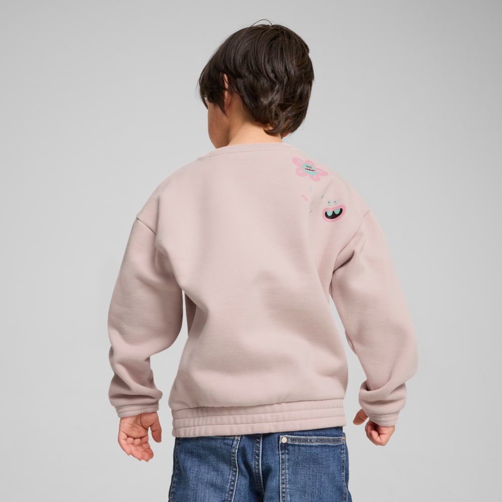 Зображення Puma Дитячий світшот PUMA x TROLLS Graphic Crew Sweat Kids #2: Mauve Mist