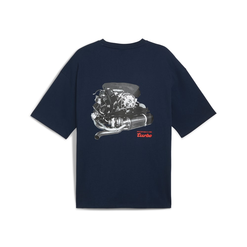 Изображение Puma Футболка Porsche Legacy Statement Graphic Tee Men #2: Club Navy