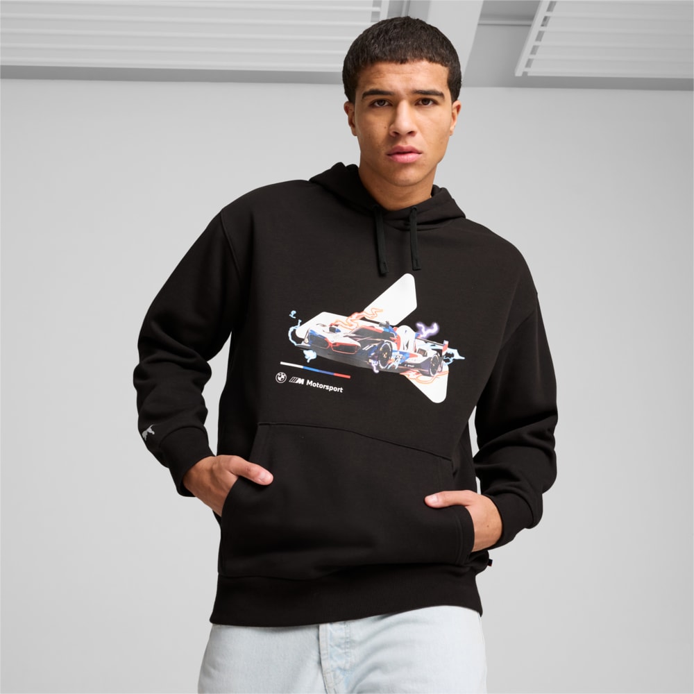 Imagen PUMA Polerón estampado con gorro BMW M Motorsport para hombre #1