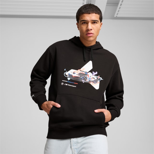 Imagen PUMA Polerón estampado con gorro BMW M Motorsport para hombre