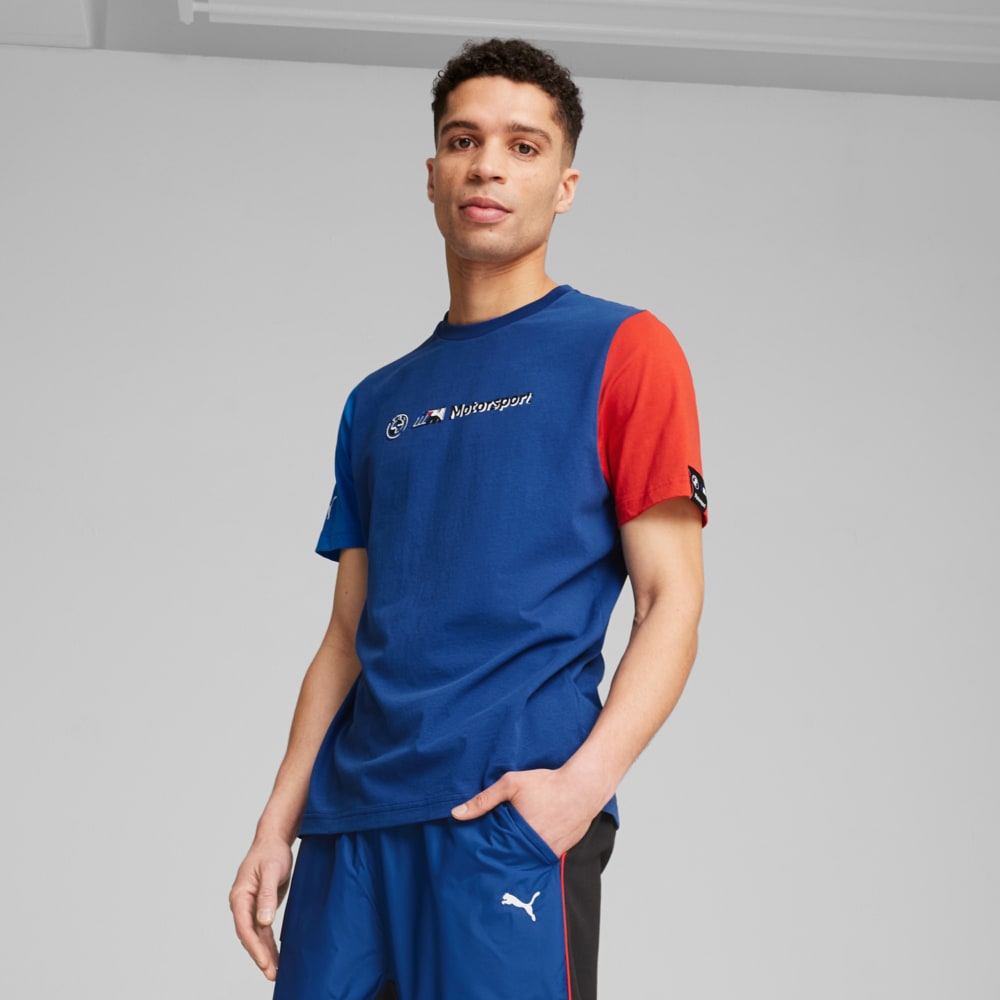 Polera Con Logotipo Bmw M Motorsport para Hombre Azul Puma