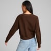 Зображення Puma Світшот T7 Knitted V-Neck Crew Women #4: Espresso Brown