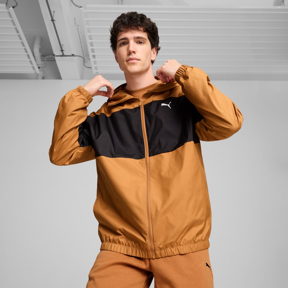 Imagen PUMA Chaqueta rompeviento con forro de malla para hombre #1