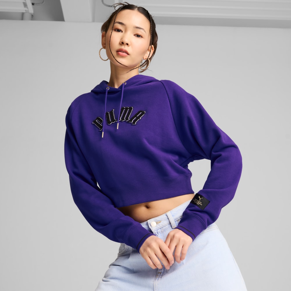 Image PUMA Moletom com Capuz CLASSICS Relaxed Feminino #1