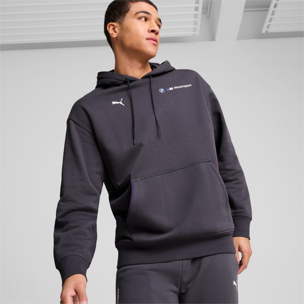 Изображение Puma Худи BMW M Motorsport ESS+ Fleece Hoodie Men #1: Galactic Gray