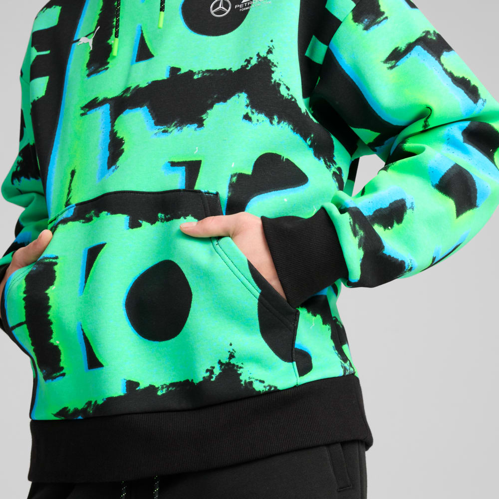 Зображення Puma Худі Mercedes-AMG Petronas F1® Neon Energy All-Over Print Hoodie Men #2: Puma Black