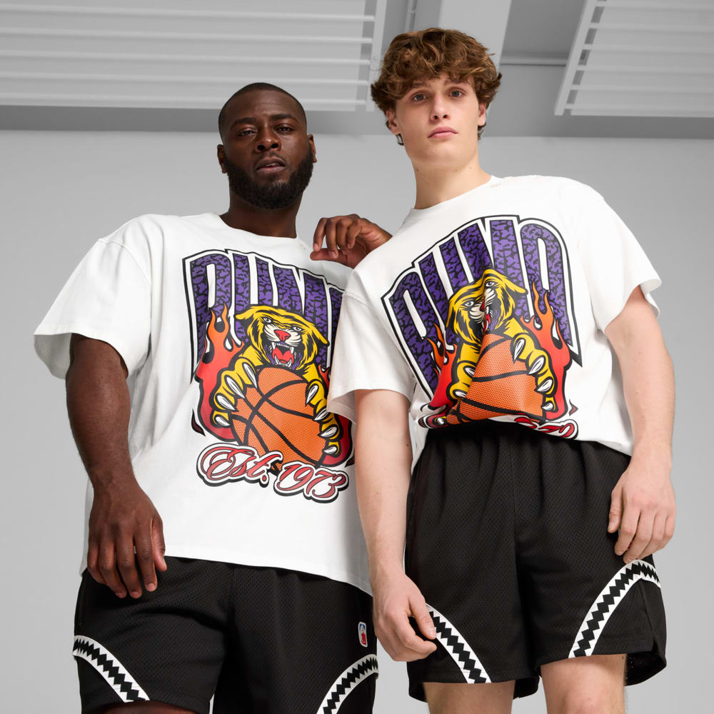 Изображение Puma Футболка Crowd Craze Basketball Tee Men #1: Puma White