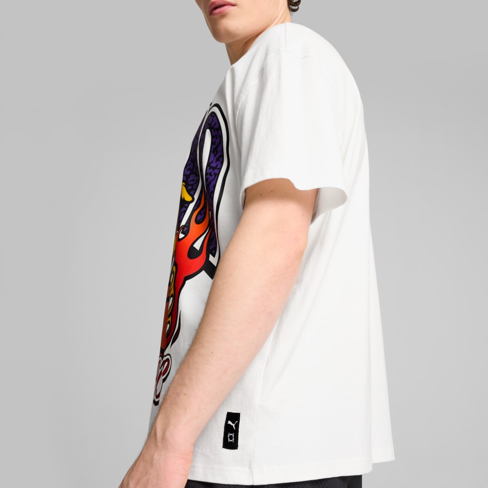 Изображение Puma Футболка Crowd Craze Basketball Tee Men #2: Puma White