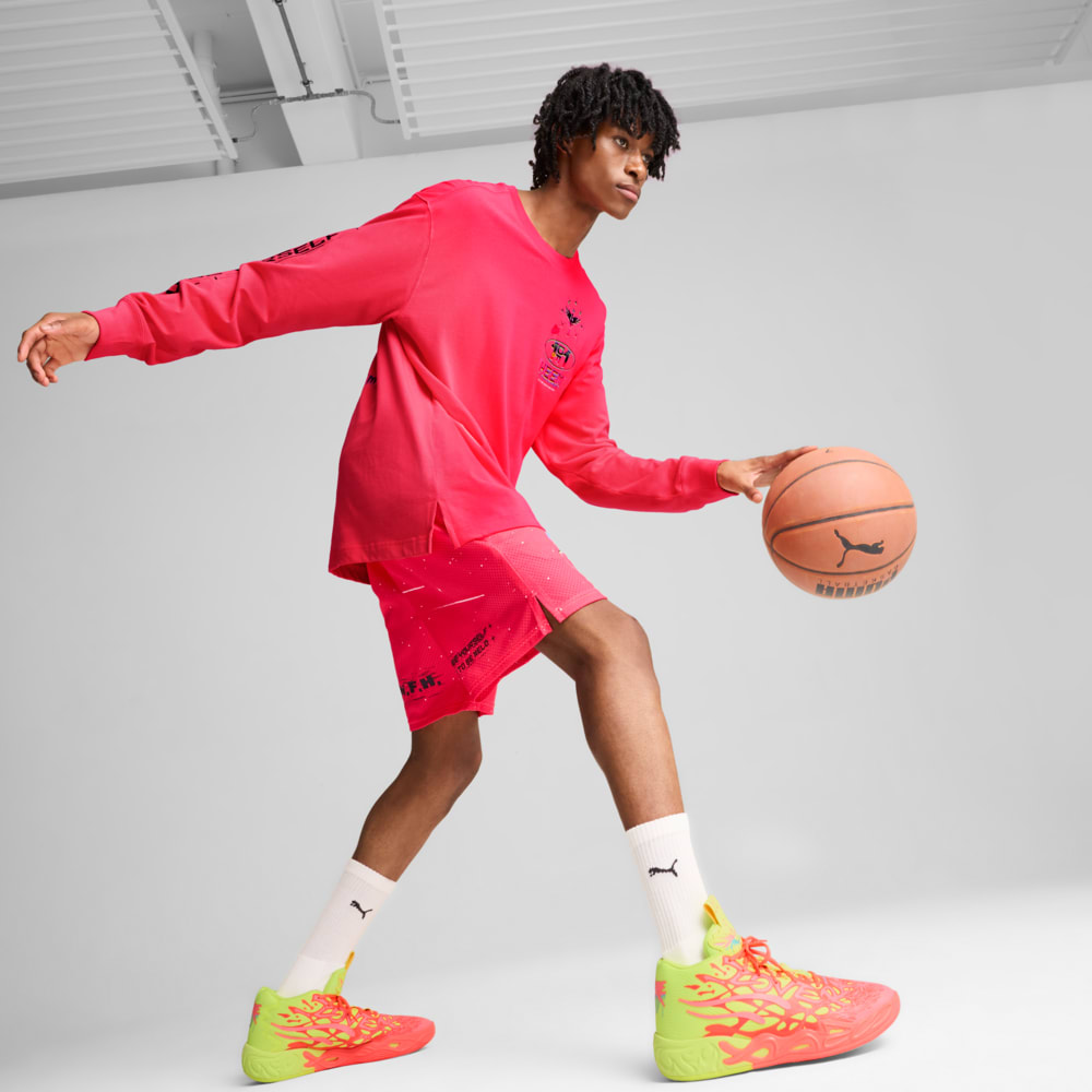 Зображення Puma Шорти MELO 1Love Basketball Shorts Men #2: Pink Alert