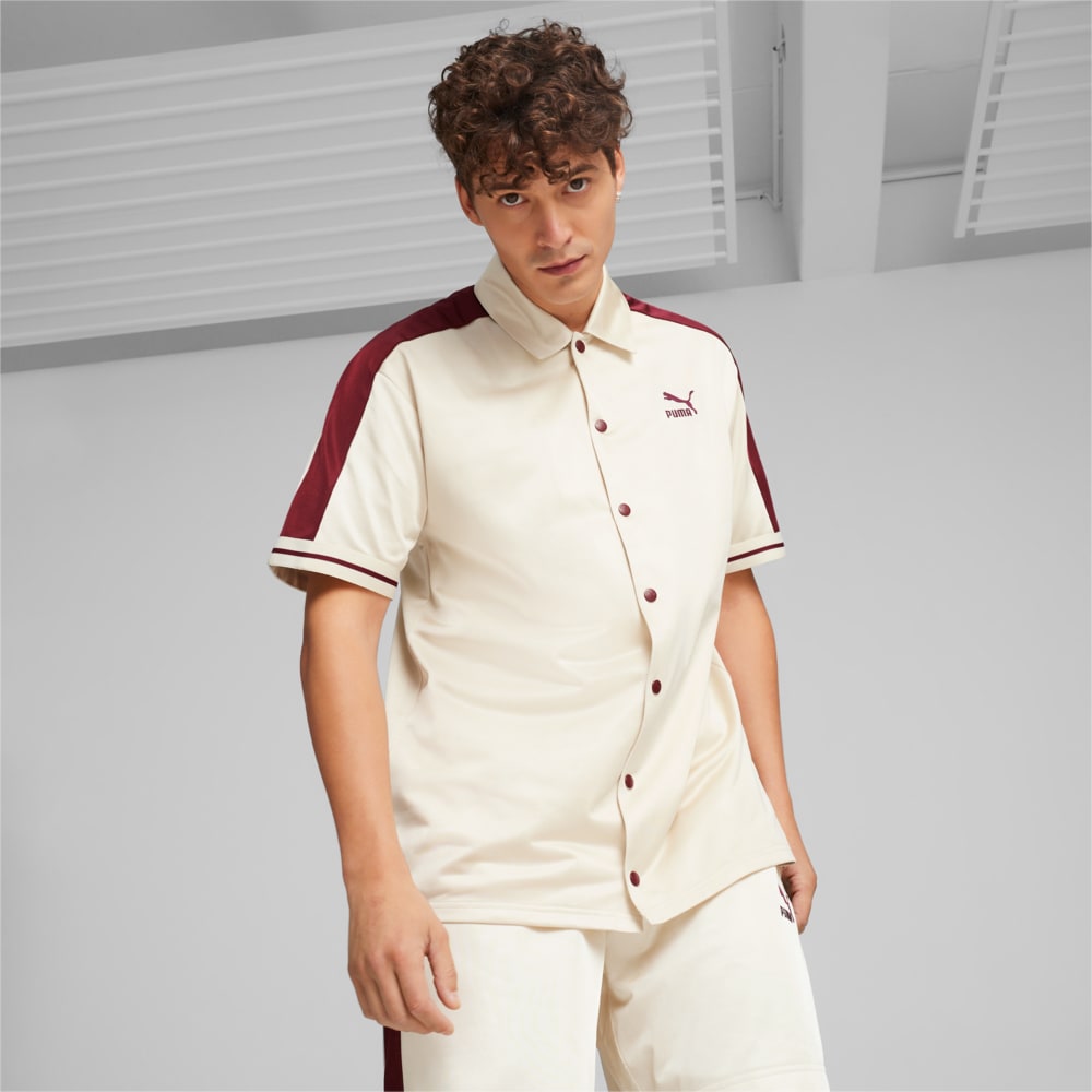Зображення Puma Сорочка T7 Shooting Men's Relaxed Fit Shirt #1: Alpine Snow