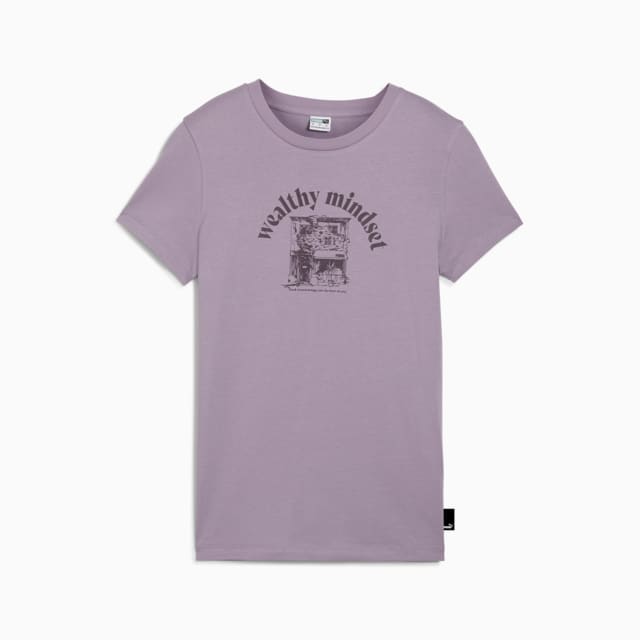 Image PUMA Camiseta GRAPHICS WEALTHY MINDSET Feminina