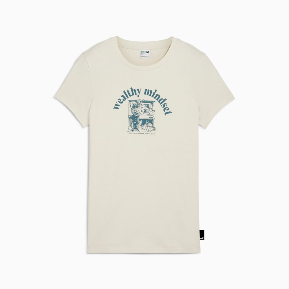 Image PUMA Camiseta GRAPHICS WEALTHY MINDSET Feminina #1