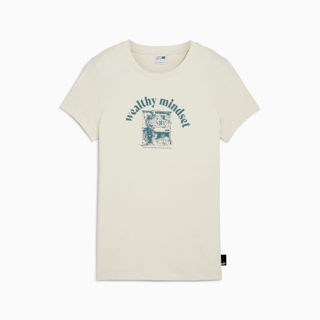 Imagen PUMA Polera GRAPHICS WEALTHY MINDSET para mujer
