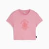 Зображення Puma Топ GRAPHICS SNACK Baby Tee Women #1: Mauved Out