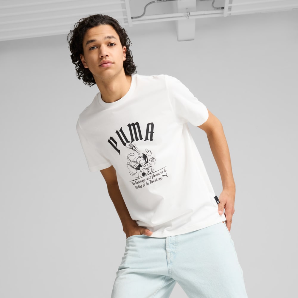 Зображення Puma Футболка GRAPHICS Super PUMA Tee Men #1: Puma White