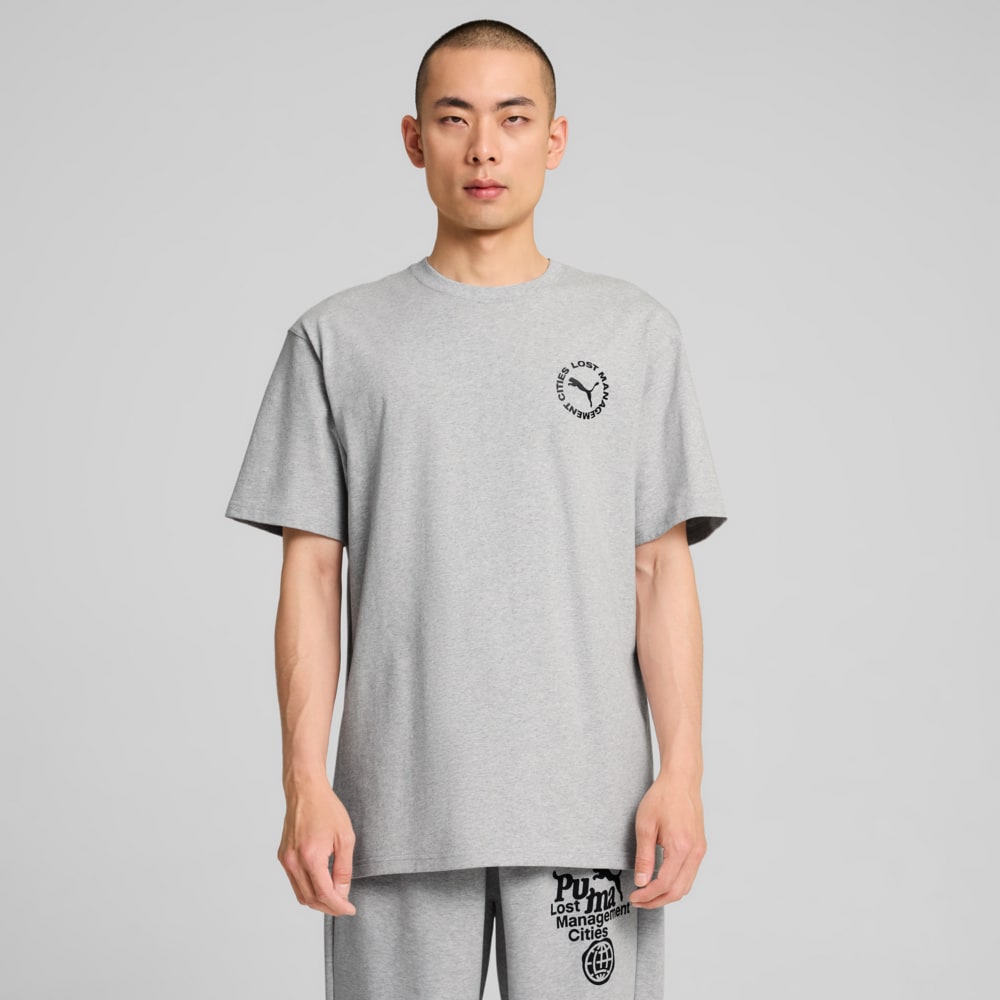 Зображення Puma Футболка PUMA x LMC Cat Tee Men #1: light gray heather