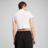 Imagen PUMA Polera crop con cuello piqué CLASSICS Baby Tee para mujer #2