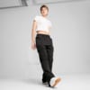 Imagen PUMA Polera crop con cuello piqué CLASSICS Baby Tee para mujer #3
