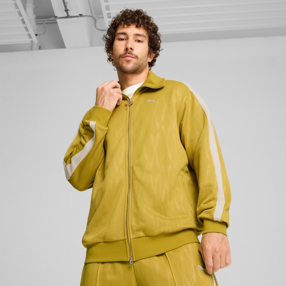 Изображение Puma Олимпийка The NeverWorn IV T7 Jacket Men #1: Golden Fog