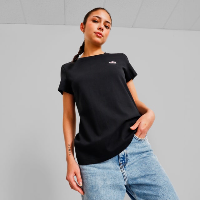 Polera tipo polo Suede para mujer