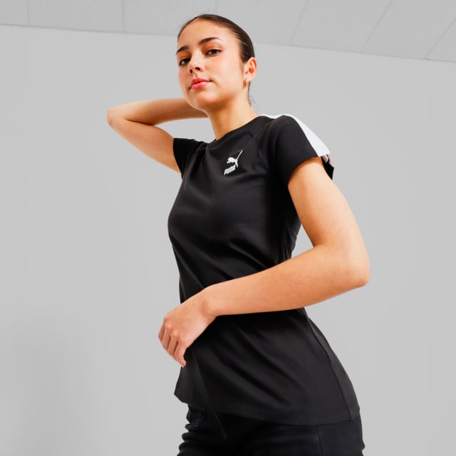 Imagen PUMA Polera tipo polo Iconic T7 Slim para mujer