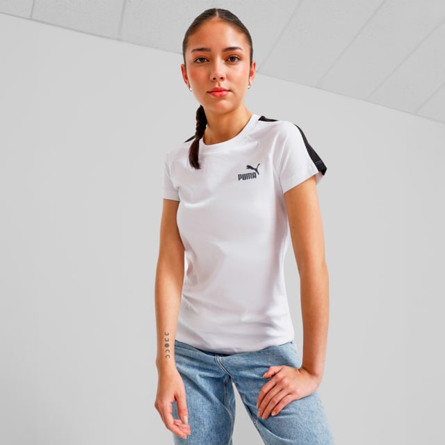 Imagen PUMA Polera tipo polo Iconic T7 Slim para mujer