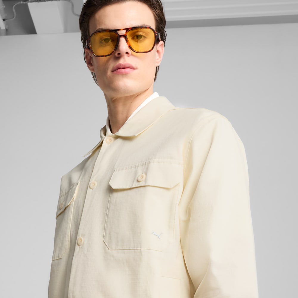 Изображение Puma Рубашка MMQ Ripstop Overshirt Men #2: pristine