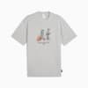 Изображение Puma Футболка GRAPHICS PUMA Boy Tee Men #6: light gray heather
