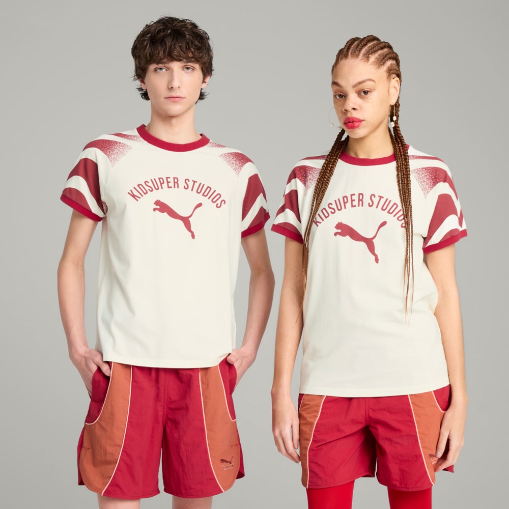 Зображення Puma Футболка PUMA x KIDSUPER Ringer Tee Men #1: Warm White