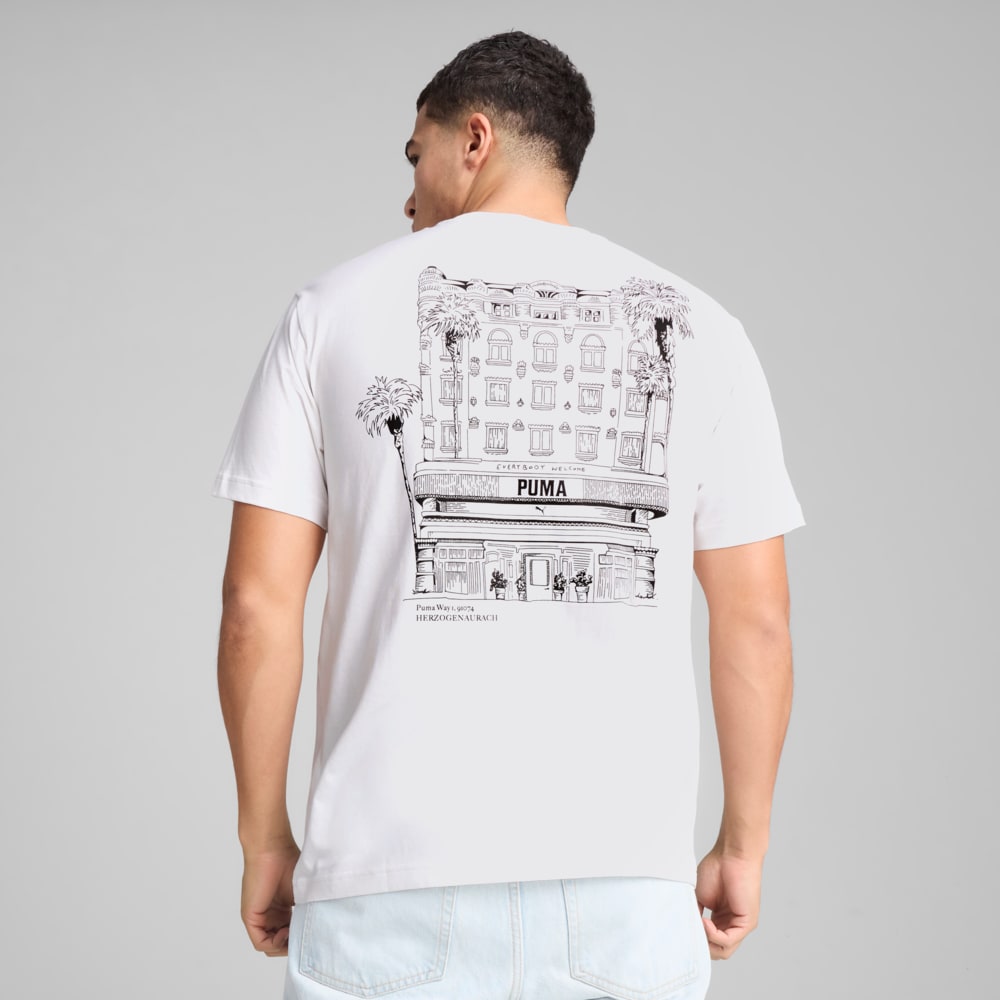 Зображення Puma Футболка GRAPHICS PUMA Hotel Relaxed Tee Men #2: Puma White