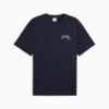 Изображение Puma Футболка GRAPHICS PUMA Hotel Relaxed Tee Men #4: new navy