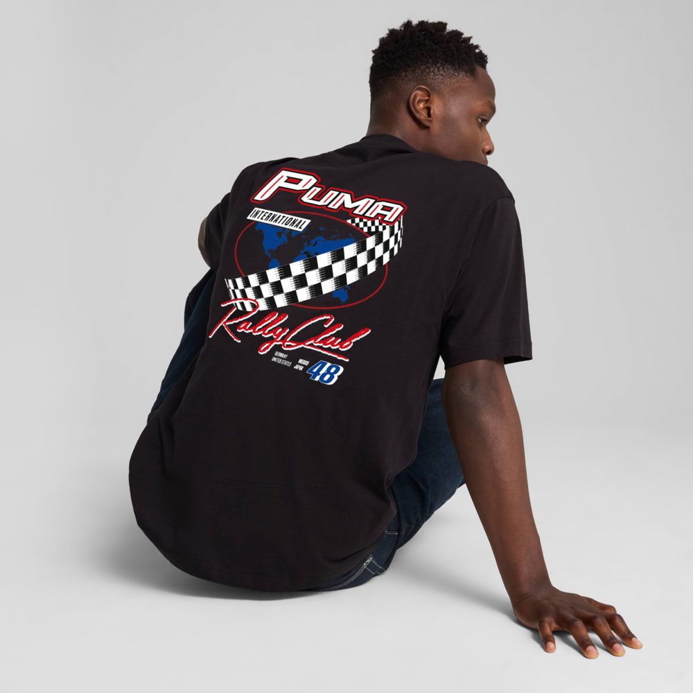 Изображение Puma Футболка GRAPHICS PUMA Moto Relaxed Tee Men #2: Puma Black