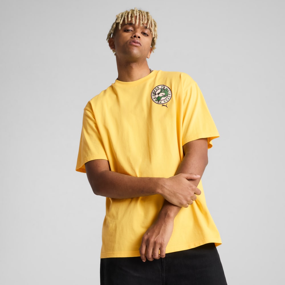 Изображение Puma Футболка GRAPHICS Super PUMA Relaxed Tee Men #1: Sunny Yellow