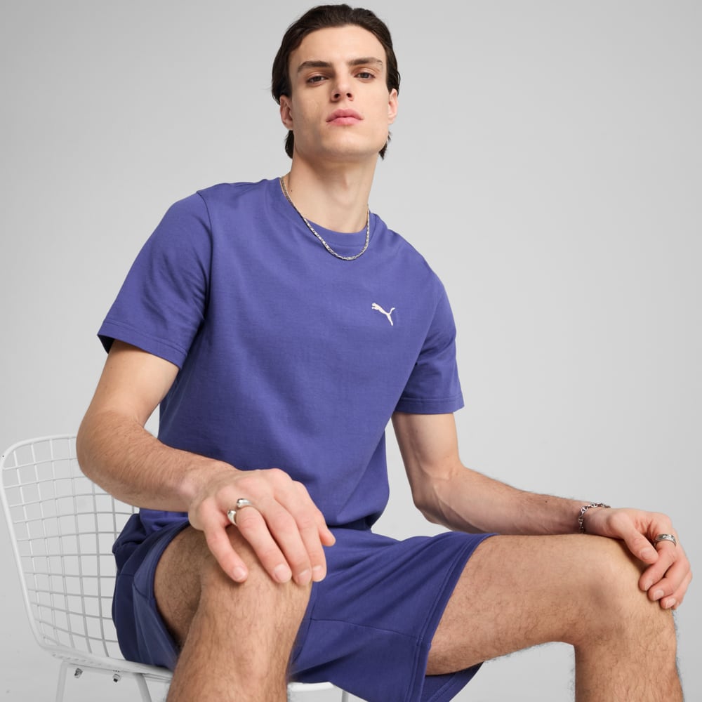 Изображение Puma Футболка WARDROBE ESS Tee Men #1: Blue Crystal