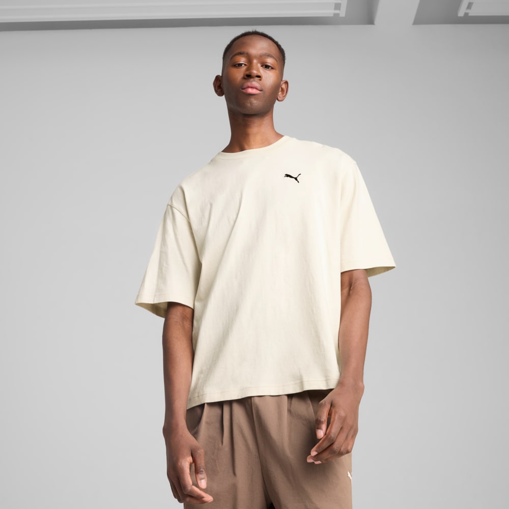 Зображення Puma Футболка WARDROBE ESS Boxy Tee Men #1: Alpine Snow