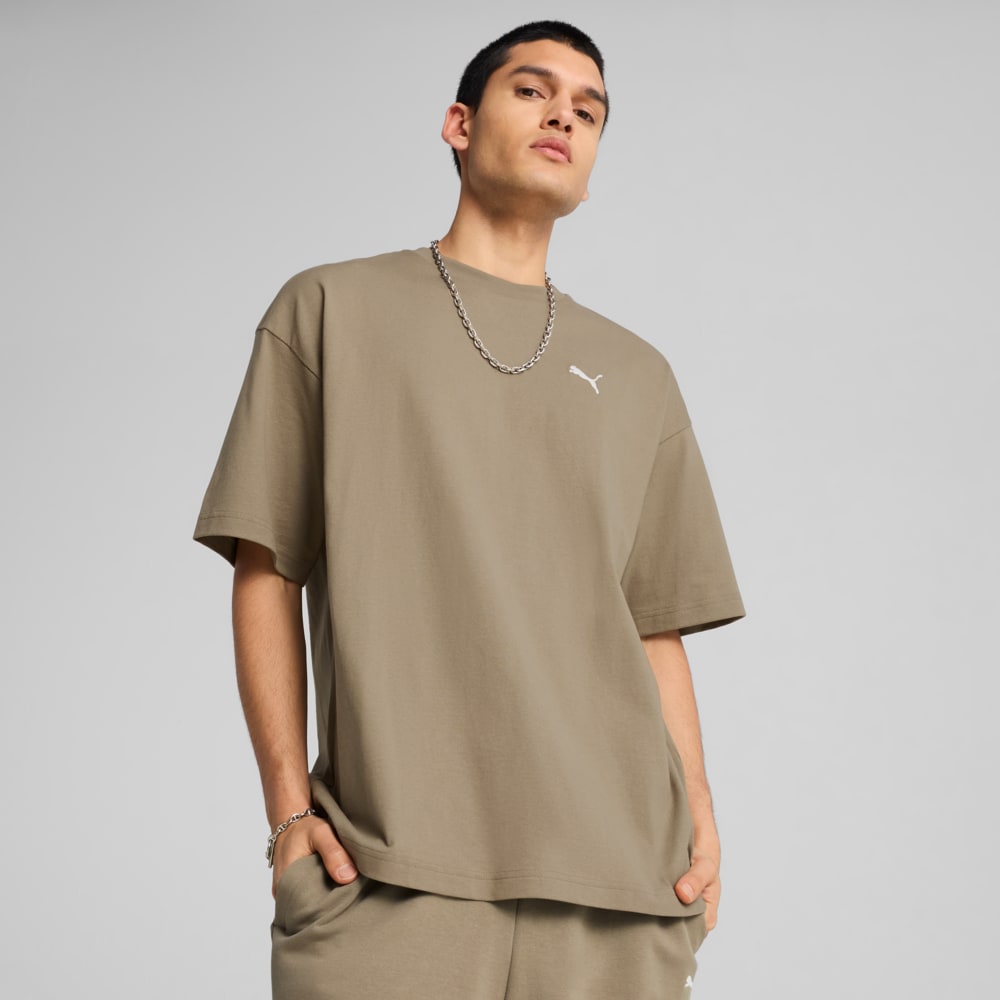 Зображення Puma Футболка WARDROBE ESS Oversized Tee Men #1: Velvet Moss
