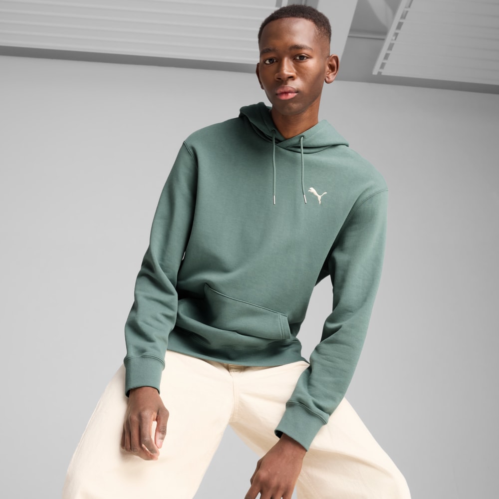 Изображение Puma Худи WARDROBE ESS Hoodie Men #1: Green Moon