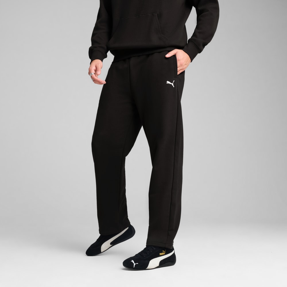 Изображение Puma Брюки WARDROBE ESS Relaxed Sweatpants Men #1: Puma Black