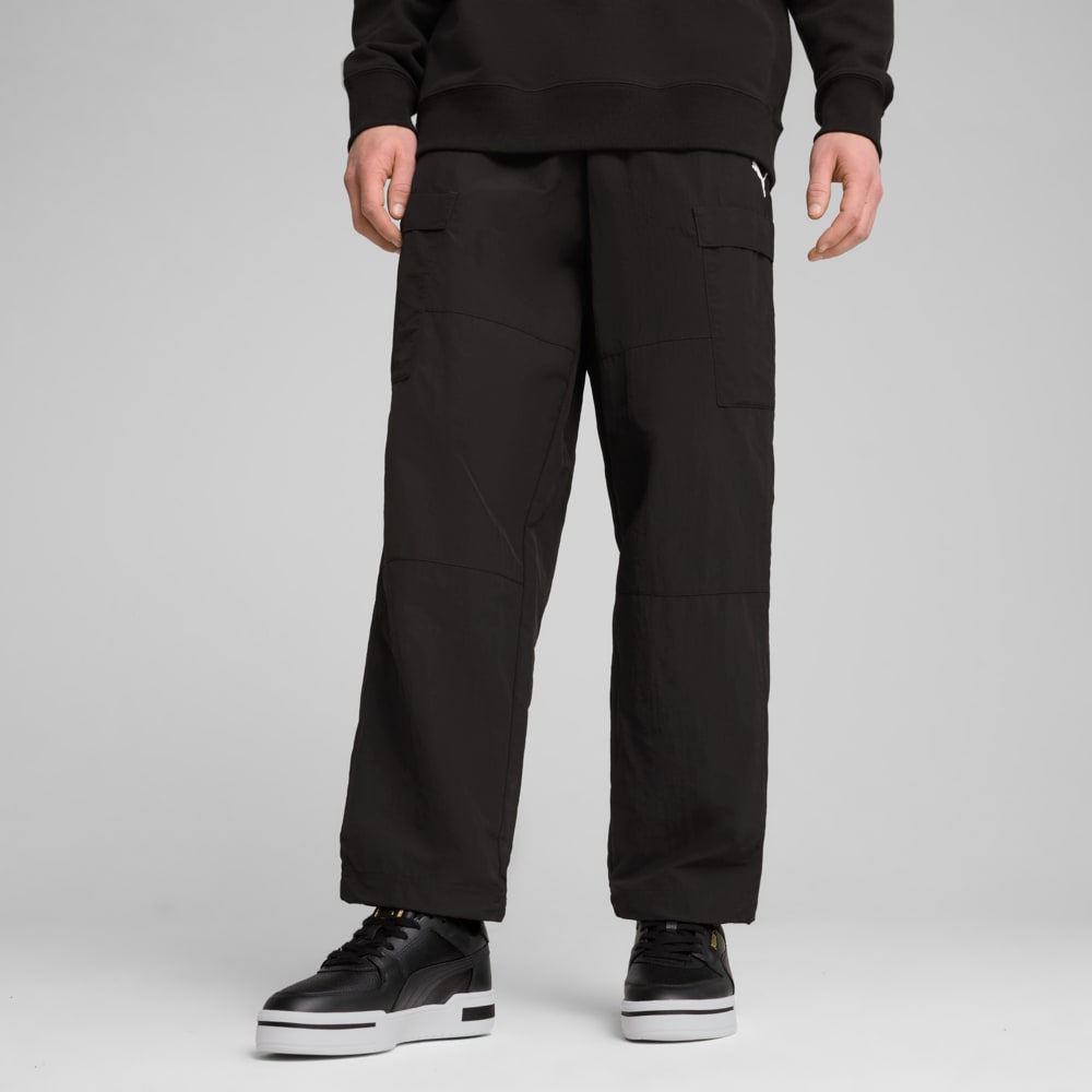 Зображення Puma Штани WARDROBE ESS Relaxed Cargo Pants Men #1: Puma Black