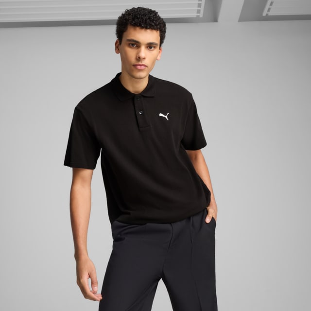 Image PUMA Camisa Polo WARDROBE ESS Pique Relaxed Masculina