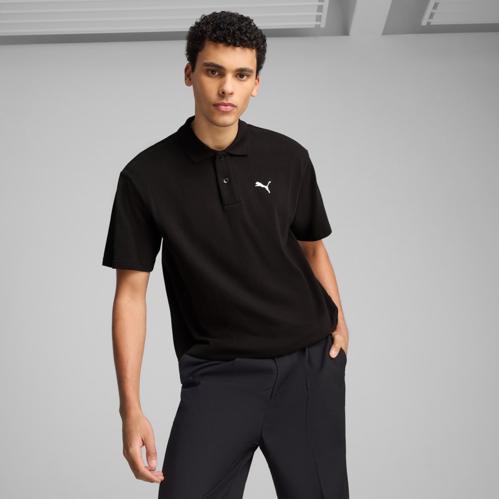 Зображення Puma Поло WARDROBE ESS Pique Relaxed Polo Men #1: Puma Black