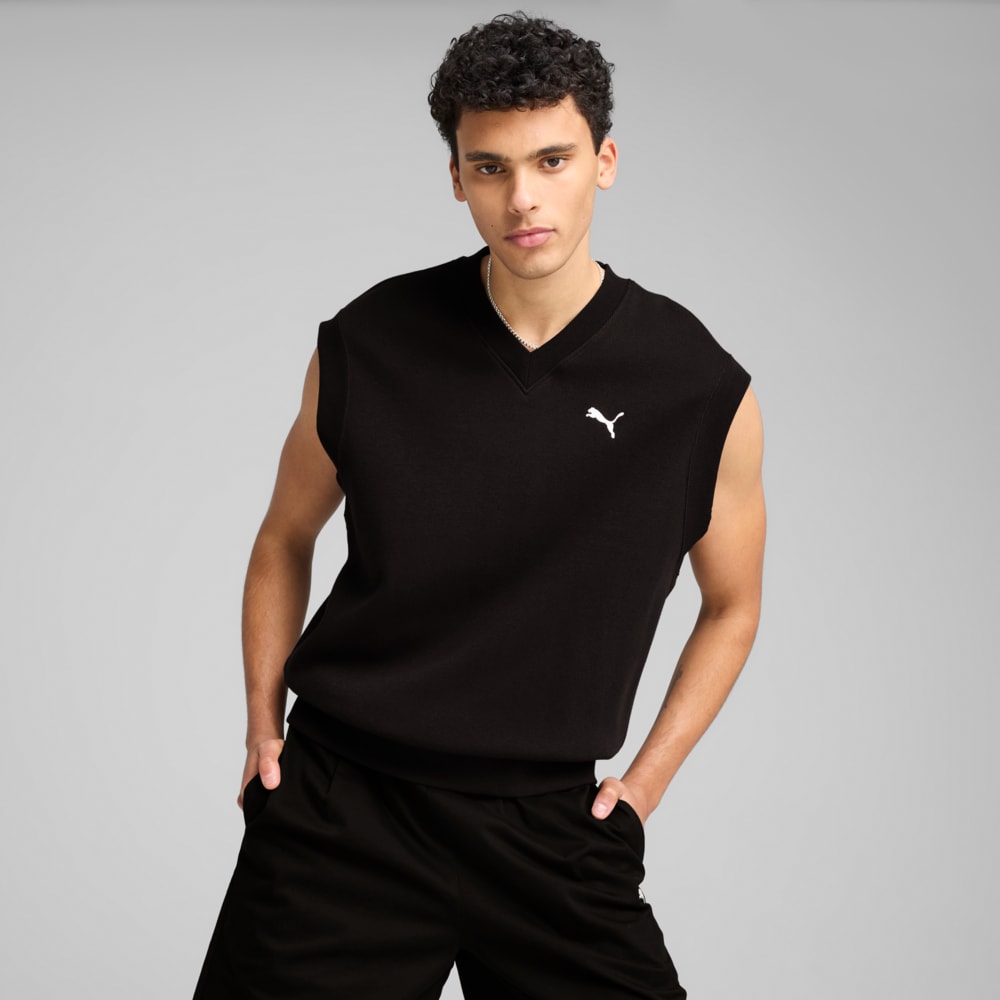 Зображення Puma Жилет WARDROBE ESS Relaxed Vest Men #1: Puma Black
