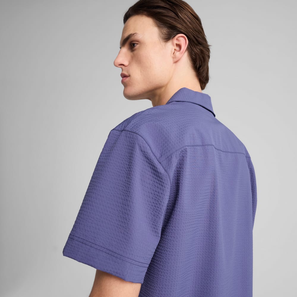 Зображення Puma Сорочка WARDROBE ESS Seersucker Relaxed Shirt Men #2: Blue Crystal