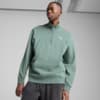 Зображення Puma Лонгслив WARDROBE ESS Relaxed Half Zip Crew Men #1: Green Moon
