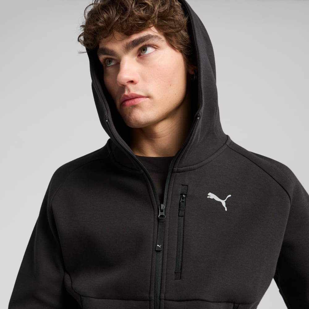 Изображение Puma Кофта PUMATECH Full-Zip Hoodie Men #2: Puma Black