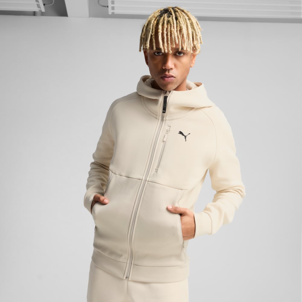 Изображение Puma Кофта PUMATECH Full-Zip Hoodie Men #1: Alpine Snow