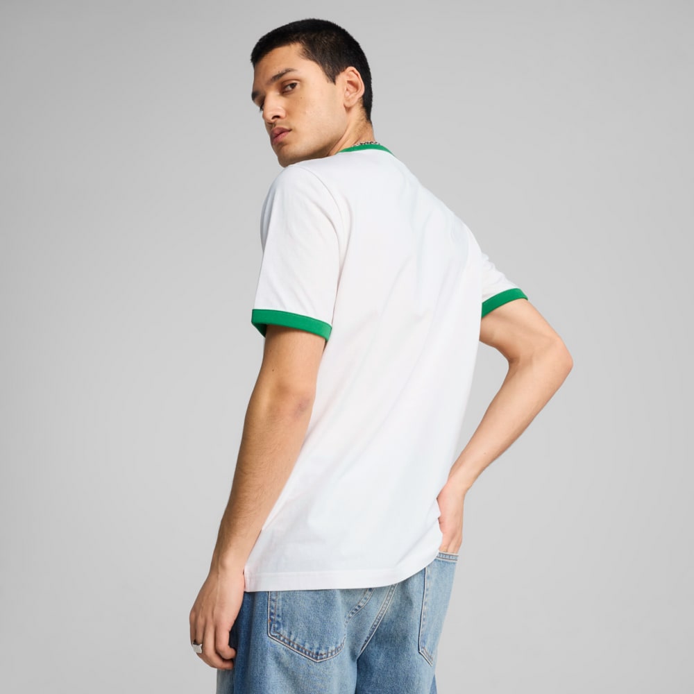Зображення Puma Футболка FUTURE.PUMA.ARCHIVE Graphic Ringer Tee Men #2: PUMA White-Archive Green