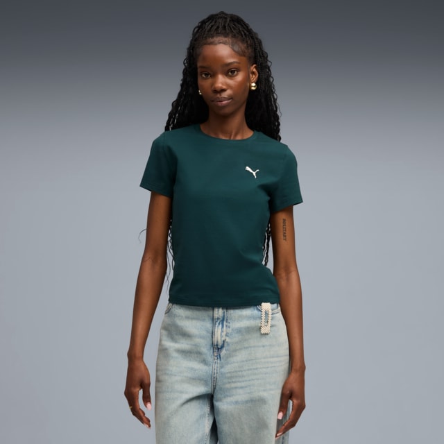 Imagen PUMA Polera semi-ajustada Essentials para mujer