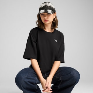 Зображення Puma Футболка WARDROBE ESS Oversized Short Tee Women